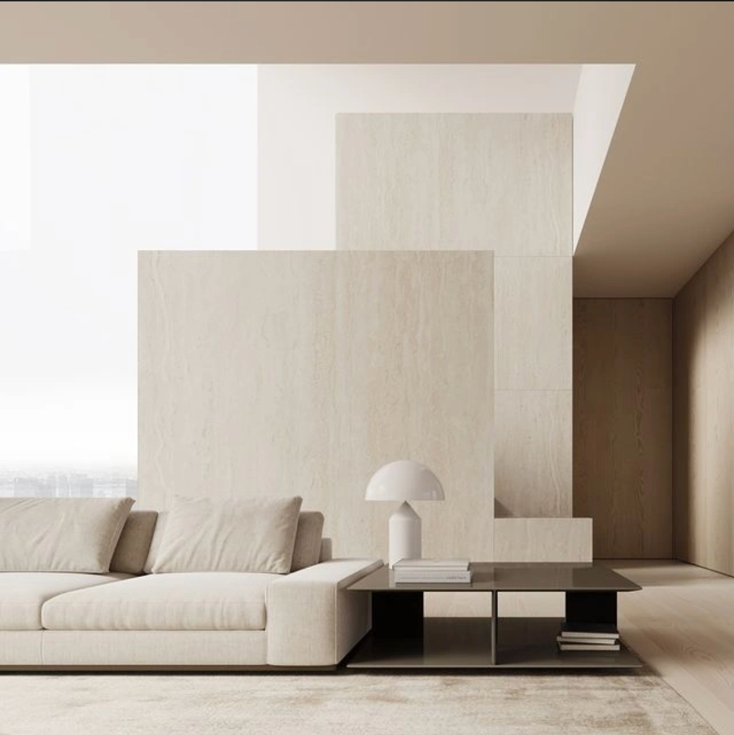 Comedor Minimalista Blanco de Revista