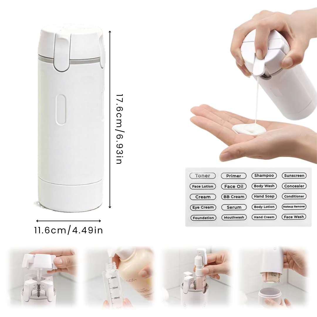 Dispensador portátil todo-en-uno
