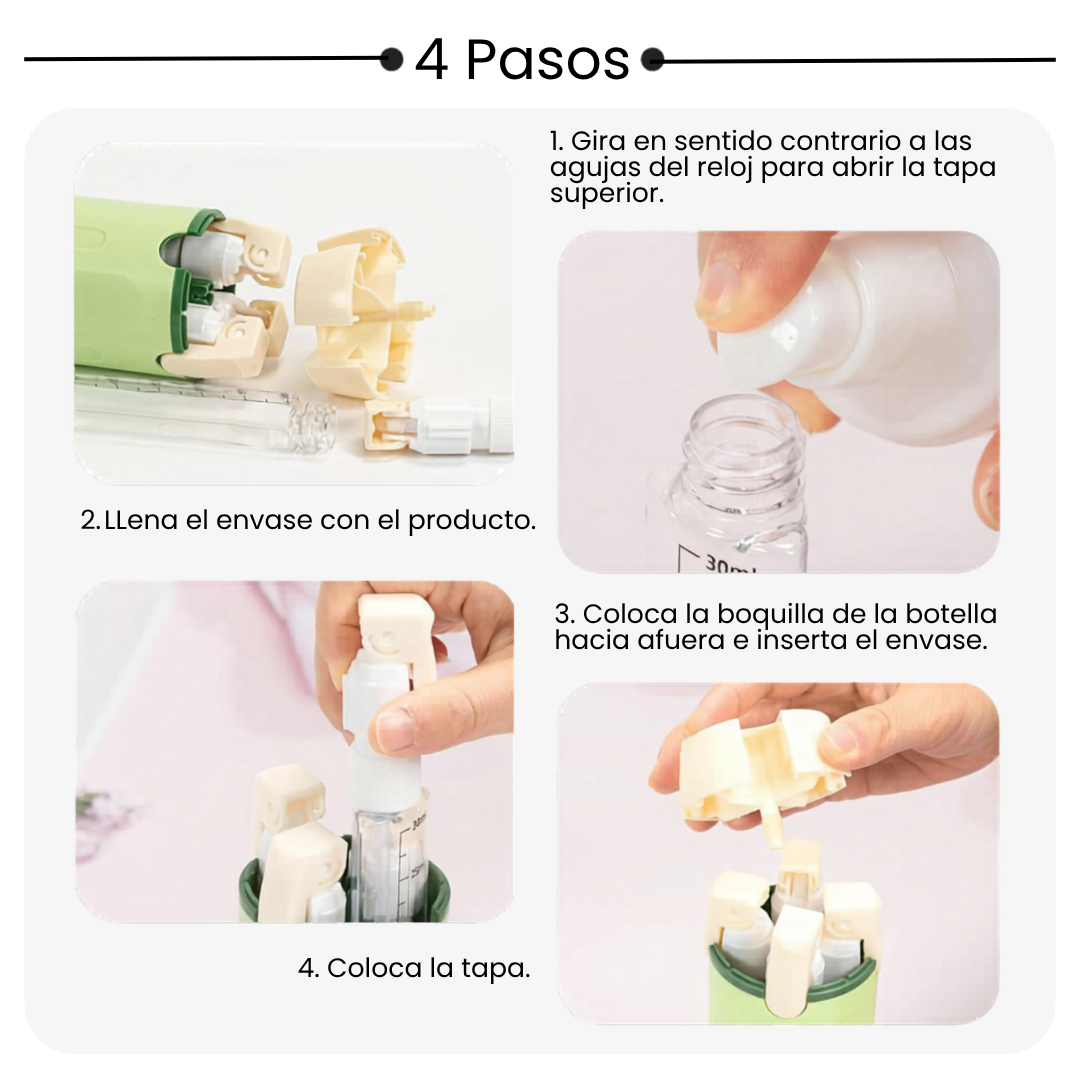 Dispensador portátil todo-en-uno