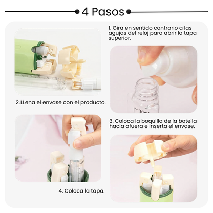 Dispensador portátil todo-en-uno