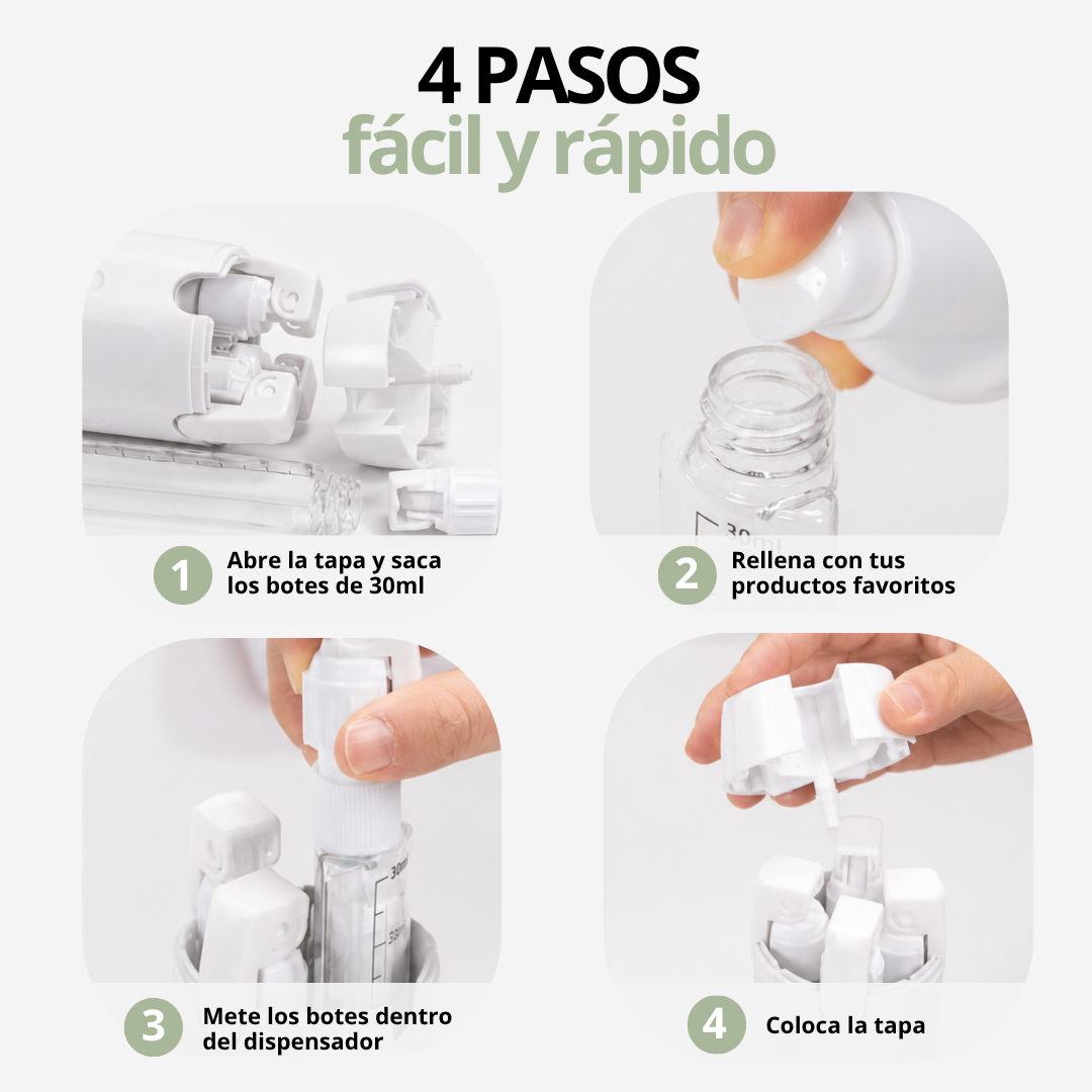 Dispensador 4 compartimentos