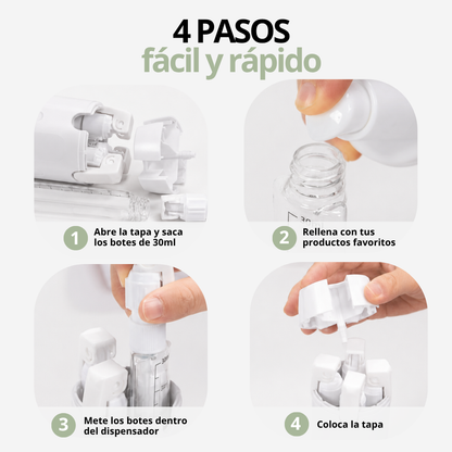 Dispensador 4 compartimentos