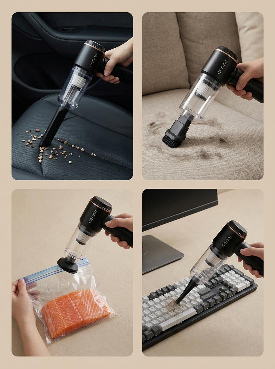 ASPIRADOR PORTÁTIL INALÁMBRICO MULTIUSOS