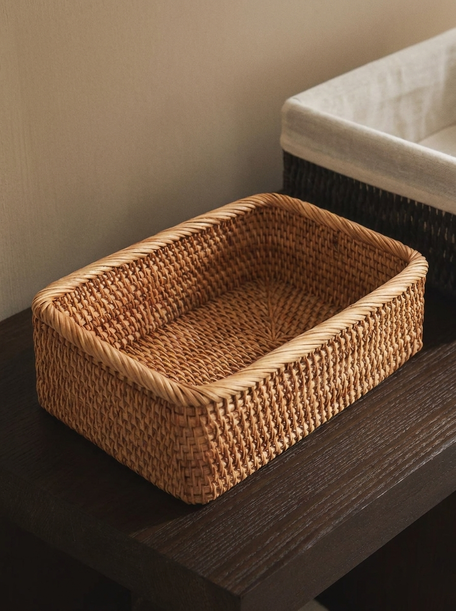 CESTA MIMBRE RECTANGULAR